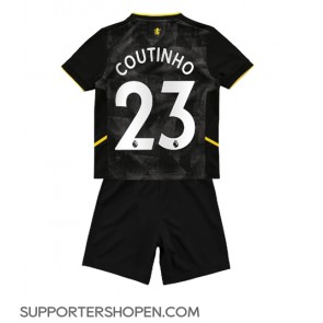 Aston Villa Philippe Coutinho #23 Tredje tröja Barn 2022-23 Kortärmad (+ korta byxor)